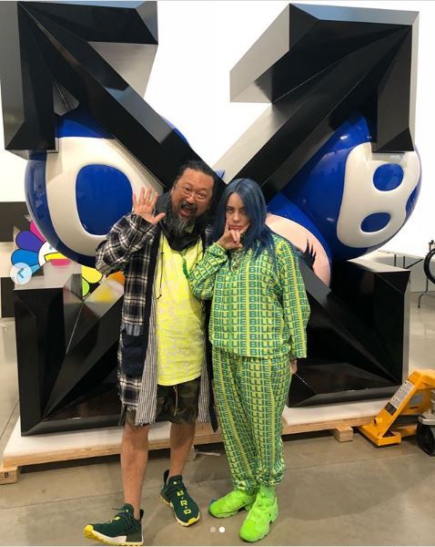 billie eilish hợp tác cùng murakami